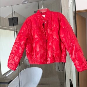 KENZO Women's Red Puffer Jacket
